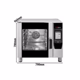 Commercial Combi Steamer - Touch Control – 5× GN 1/1 – with Automatic Wash System & Core Temperature Probe