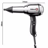 AIR-WOLF | Secador de cabelo manual - com cabo em espiral