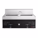 Commercial Electric Pasta Cooker - Twin Tank - Countertop - 2x26L - 12kW - with Drain Tap - 700mm Depth