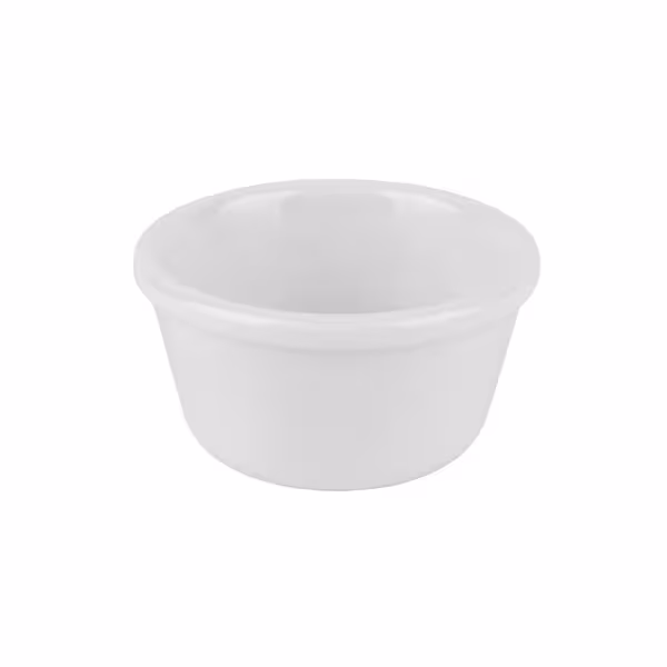 (24 pièces) Coupelles à sauce - CASUAL - Melamine - 120 ml - Ø 85 mm - Blanc