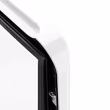 Minibar - 495mm - 113L - avec 1 porte en verre - Blanc - double vitrage, porte réversible