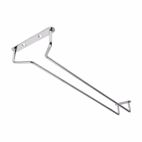 (2 قطع) حامل كؤوس معلق - Bar Professional - 300x110mm - فضي