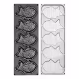 Plates for tartlet machine TMOPH - tartlet mould: 5x taiyaki fish