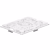 (6 sztuk) CAMBRO | Camview® - Durszlak z kopoliimeru GN 1/2 - Przezroczysty - Nie zawiera BPA
