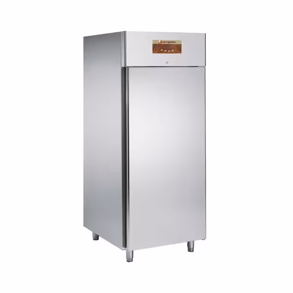 Bakkerij vrieskast RVS PREMIUM - EN 600x800 - 820mm - 609liter - tot -24°C tot -12°C - met 1 deur - geforceerde koeling, LED‑verlichting, slot & automatische ontdooiing