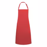 (6 pièces) KARLOWSKY | Tablier à bavette Basic - Framboise