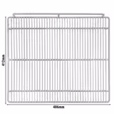 (2 unid) Grelha GN - plastificada - 486x412mm - compatível com KSBL400 & TKSBL400