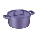 WMF | FLAVOUR - kookpot - Ø 240mm - Gietijzer - 5.2 liter - incl. deksel - Paars
