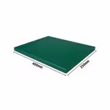 Non-slip chopping board – 250×400 mm – HACCP compliant – green