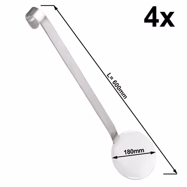 (4 قطع) ملعقة الأرز - Ø 180 mm - ستانلس ستيل