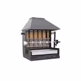 Grill à poulet au charbon de bois - avec 1 broche pour jusqu'à 3 poulets	