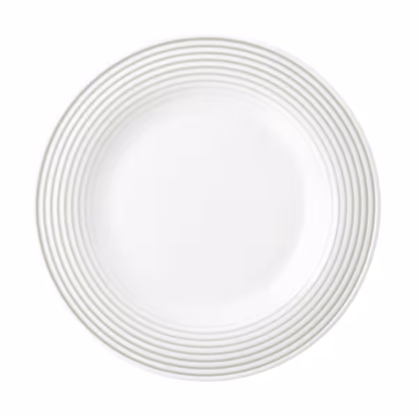 (6 pieces) SELTMANN WEIDEN | Blues Pearl Grey Side Plates – Flat – Pearl Grey Porcelain – Oven & Microwave-safe