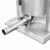 Commercial Electric Sausage Filler & Churro Maker - Vertical - 12L - 90W - Stainless Steel - incl. foot control & 3 sausage-filler nozzles