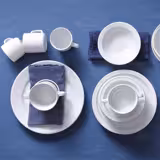 (3 sztuki) BUDGETLINE – talerz płaski Mammoet – średnica 240 mm – biały