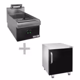Scaldapatate professionale - 1x GN 1/1 - 1,17kW - resistenza in ceramica - Serie 700 - con base armadiata con 1 porta