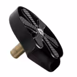 Rince-verres - avec régulateur de jet intégré - Raccord 3/8" - Noir