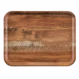 (24 Stück) CAMBRO | MADEIRA - Schichtstofftablett - rechteckig - 360x460mm - Holzoptik - Eiche braun