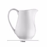 (24 pieces) Porcelain Milk Jugs 255 ml – White
