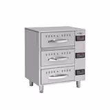 Armoire chauffante - 824mm - 3 tiroirs