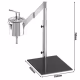 Swiveling portion dispenser - for waffles - 4 liters