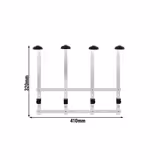 FUCHS | Wall holder for 4 bottles - 0.7 to 1 liter