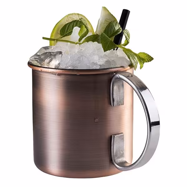 (6 pcs) Coffee Mug MOSCOW MULE - 450ml - Antique Copper