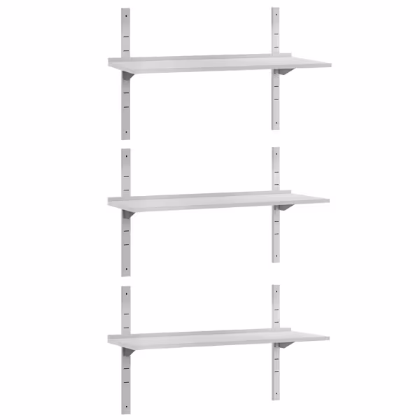 3-laags RVS wandplank ECO - 1500x400mm