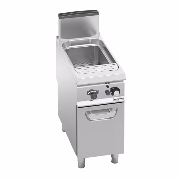 Gázüzemű ipari tésztafőző álló - 40 liter - 12,0 kW - leeresztőcsappal - IPX5 védelemmel