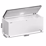 LIEBHERR | Congélateur coffre - 1885x720 mm - 542 litres - Couvercle en inox