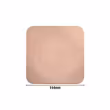 (6 pcs) SELTMANN WEIDEN | Coupe Side Plates – porcelain – dishwasher-safe – Ø 165 mm – old rose – square