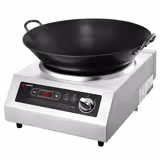 (4 قطع) موقد تحريض كهربائي ووك - 3,5 kW - Ø 460 mm - يشمل الوعاء