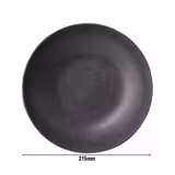 (60 pz) Piatto fondo - rotondo - Bio-Compound - Ø215mmxH55mm - Grigio