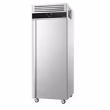 Bakery Fridge Stainless steel PREMIUM - EN 600x800mm - 612L - with 1 door - Black - On castors
