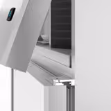 Upright Fridge Stainless steel PREMIUM PLUS - GN 2/1 - 560L - with 2 half doors