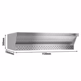 Hotte pour four à pizza - 1120x1060x300mm - Acier galvanisé - avec moteur70W - compatible avec GEP4