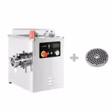 مفرمة لحم كهربائية تجارية - مقاس 22 - 250 kg/h - 1.5 kW - مبردة - قرص ثقوب 4 mm