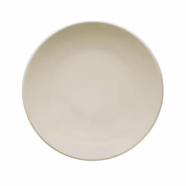 (12 stuks) TEOS - bord - vlak - rond - porselein - Ø300mm - crème