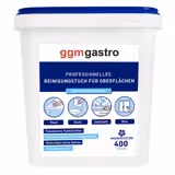 Cleaning Wipes Dispenser Set - 4x400wipes - Degreasing - Streak-free - Low-lint - Refillable dispensers with resealable lid - Pleasantly scented