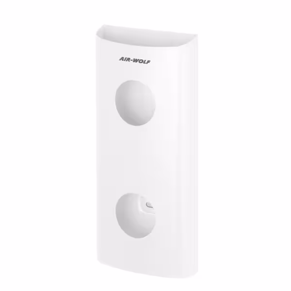 AIR-WOLF | Hygiënezakjesdispenser voor maximaal 25 hygiënezakjes - RVS Wit