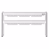 Pont chauffant PREMIUM infrarouge - 1200x370mm - 1,05kW - 2 étages chauffants - réglable en hauteur