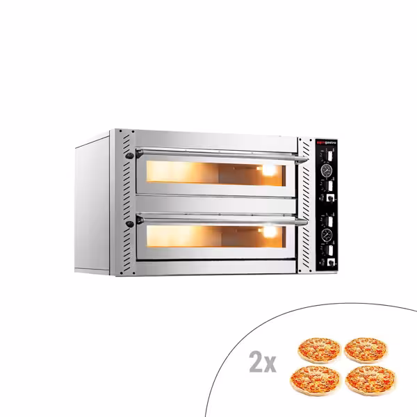 Cuptor electric pentru pizza - 4+4x 34 cm - Manual