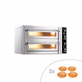 Commercial Electric Pizza Oven – 4+4 x 34 cm – Manual