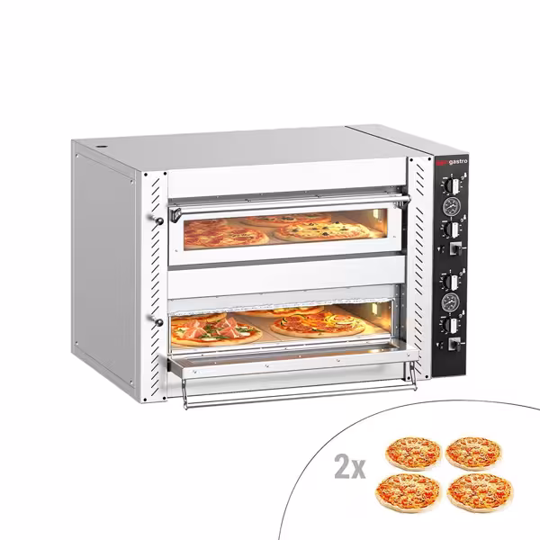 Pizzaugn - 4+4x 34 cm - Manuell