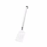 (4 pieces) Pan / roast spatula turner – Perforated stainless steel - 39 cm