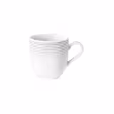 (6 pièces) SELTMANN WEIDEN | Mug avec anse Tulipe - 0,28 litre - Gris perle         