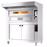 Horno de pizza a gas - 6 x 33 cm incluye campana y cámara de fermentación