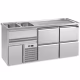 Back Bar Cooler PREMIUM PLUS - 1950x700mm - 4 Drawers