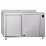 ECO Commercial Heated Worktop cabinet - 1200x600mm - with raised edge & sliding doors - digital