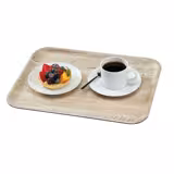 (24 piezas) CAMBRO | MADEIRA - Bandeja de laminado - rectangular - 330x430mm - efecto madera - roble claro