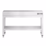 Table de travail en acier inoxydable PREMIUM - 800x600mm - avec étagère basse